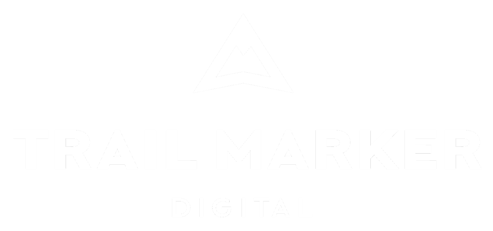Trail Marker Digital logo in rectangular format